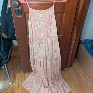 Cat & Jack Coral Floral Dress